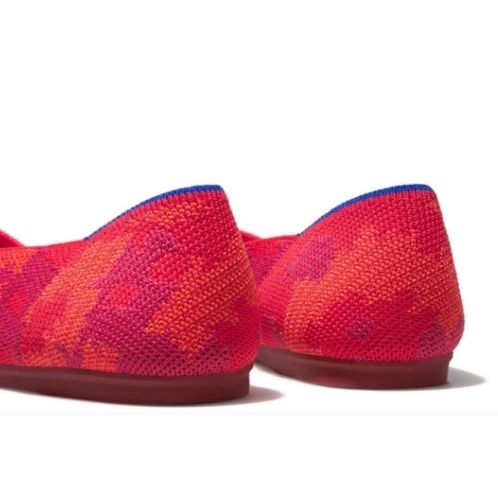 Rothy's Red Botanicamo Rounded Toe Ballet Flats - Picture 12 of 13